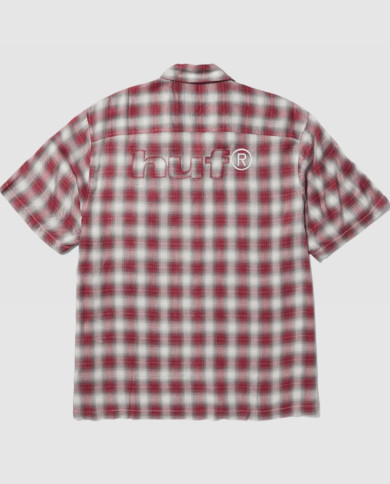 Huf - Ombre Work Shirt - Crimson
