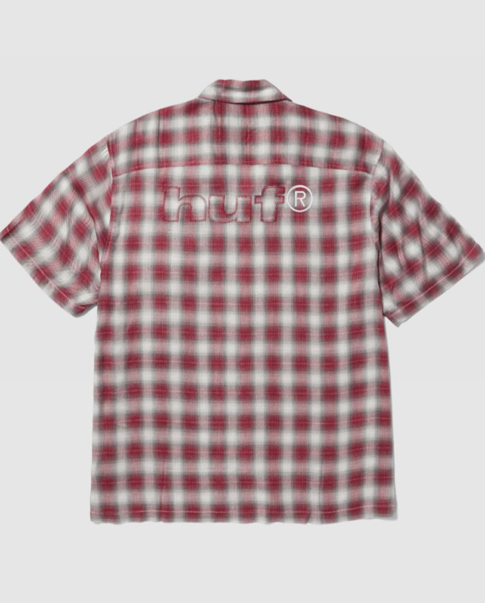 Huf - Ombre Work Shirt - Crimson Huf - Ombre Work Shirt - Crimson