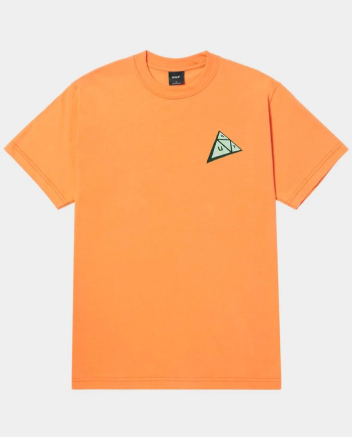 Huf - Skewed Triple Triangle T-Shirt - Tangerine