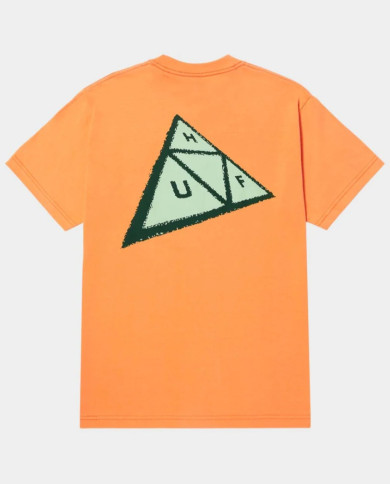 Huf - Skewed Triple Triangle T-Shirt - Tangerine