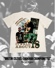 Boston Celtics 2024 NBA Champions Tee - Off White