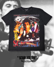 Scarface Tee - Washed Black