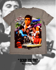 Scarface Tee - Washed Grey Scarface Tee - Washed Grey