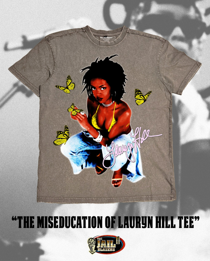 The Miseducation of Lauryn Hill Tee - Washed Grey