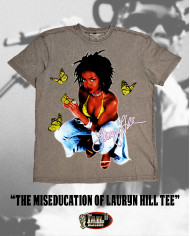 The Miseducation of Lauryn Hill Tee - Washed Grey
