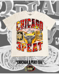 Chicago Three Peat Tee - Off White Chicago Three Peat Tee - Off White
