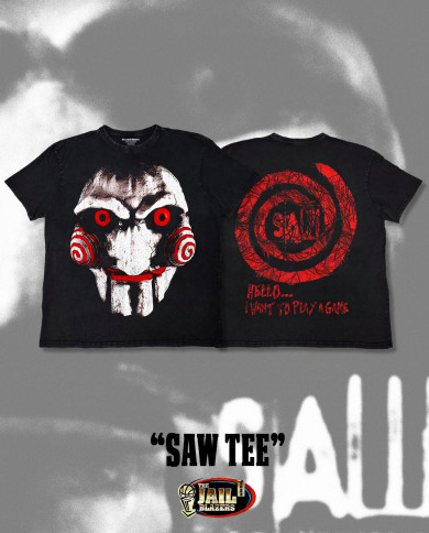 Saw Tee - Washed Black