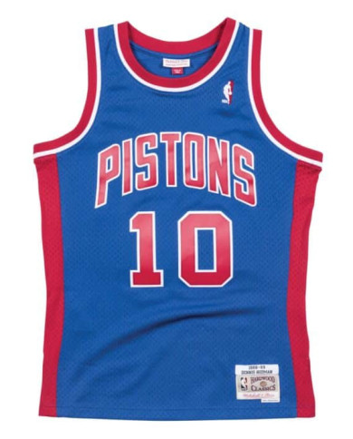 Mitchell&Ness - Swingman Jersey Detroit Pistons Road Dennis Rodman 1988-89