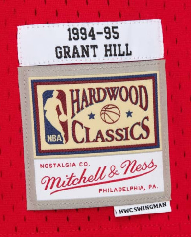 Mitchell&Ness - Swingman Jersey Detroit Pistons Grant Hill Red 1994-1995