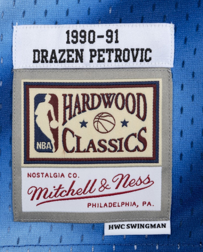 Mitchell&Ness - Swingman Jersey New Jersey Nets Drazen Petrovic 1990-1991