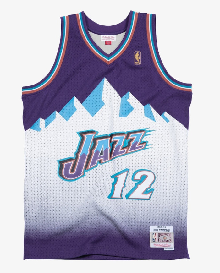 Mitchell&Ness - Swingman Jersey Utah Jazz John Stockton 1996-1997
