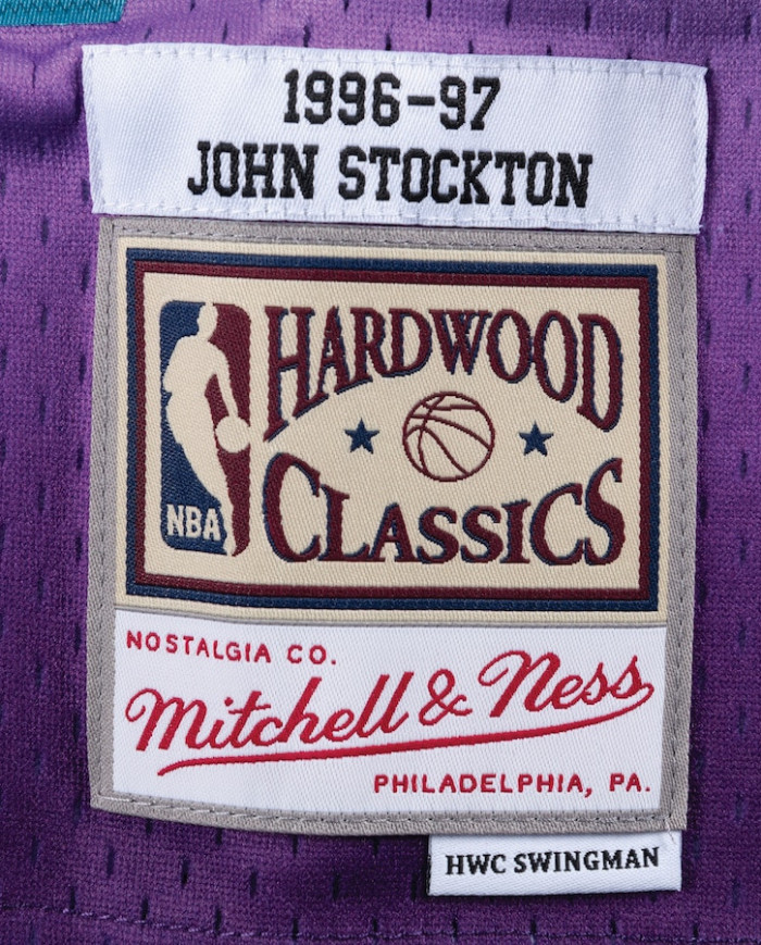 Mitchell&Ness - Swingman Jersey Utah Jazz John Stockton 1996-1997