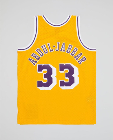Mitchell&Ness - Swingman Jersey Los Angeles Lakers 1984-85 Kareem Abdul-Jabbar Gold