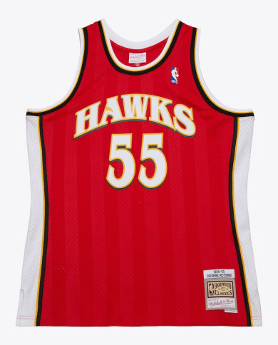 Mitchell&Ness - Swingman Jersey Atlanta Hawks Dikembe Mutombo Red 1999-2000