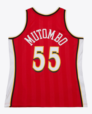 Mitchell&Ness - Swingman Jersey Atlanta Hawks Dikembe Mutombo Red 1999-2000