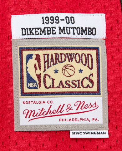 Mitchell&Ness - Swingman Jersey Atlanta Hawks Dikembe Mutombo Red 1999-2000