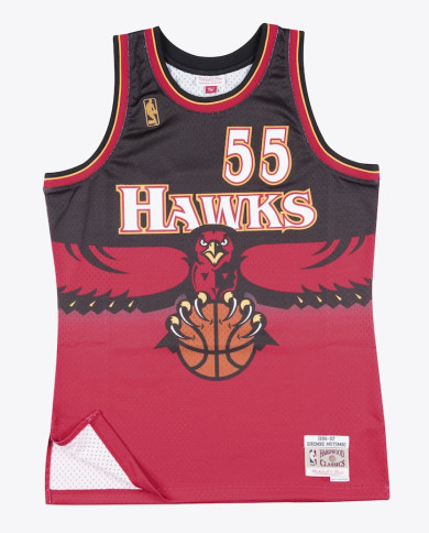 Mitchell&Ness - Swingman Jersey Atlanta Hawks Dikembe Mutombo Black 1996-1997
