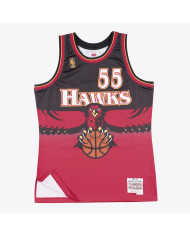 Mitchell&Ness - Swingman Jersey Atlanta Hawks Dikembe Mutombo Black 1996-1997