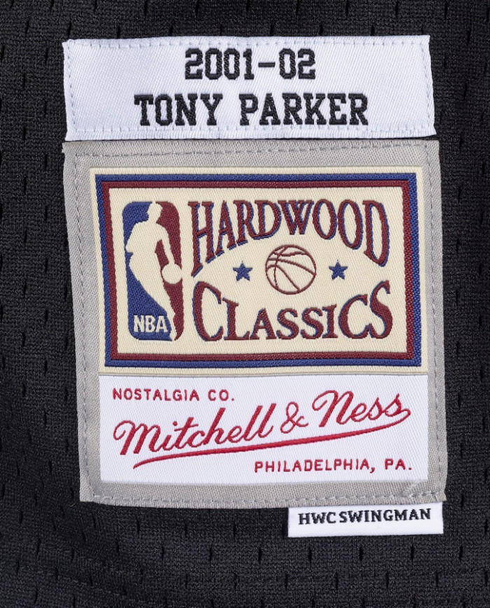 Mitchell&Ness - Swingman Jersey San Antonio Spurs Tony Parker Black 2001-2002 Mitchell&Ness - Swingman Jersey San Antonio Spurs Tony Parker Black 2001-2002