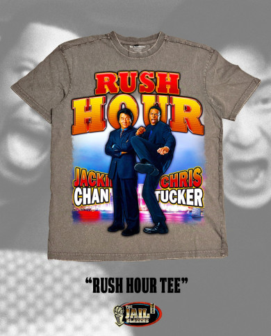Rush Hour Tee - Washed Grey