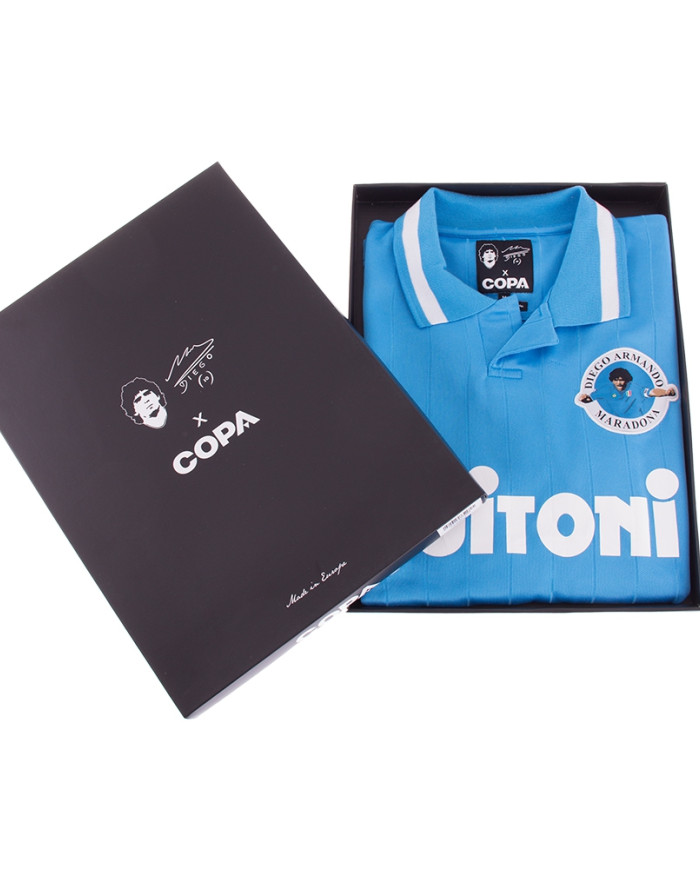 Maradona X COPA Napoli 1986-87 Retro Football Shirt