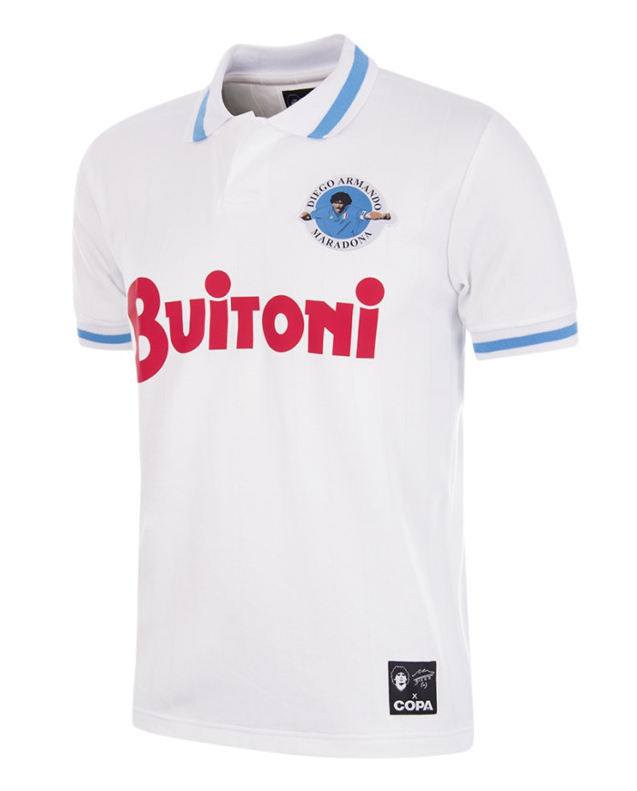Maradona X COPA Napoli 1986-87 Away Retro Football Shirt