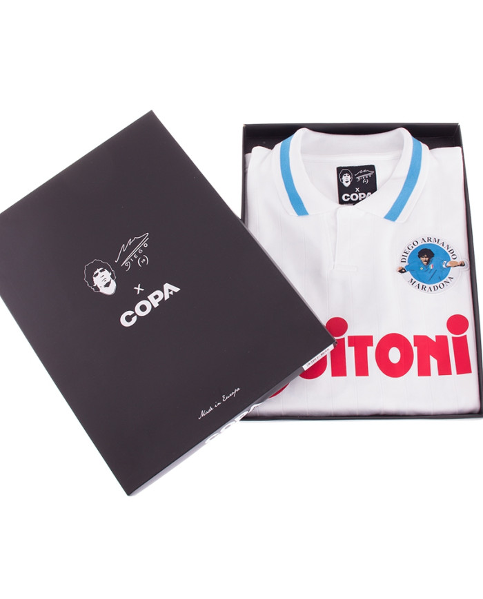 Maradona X COPA Napoli 1986-87 Away Retro Football Shirt