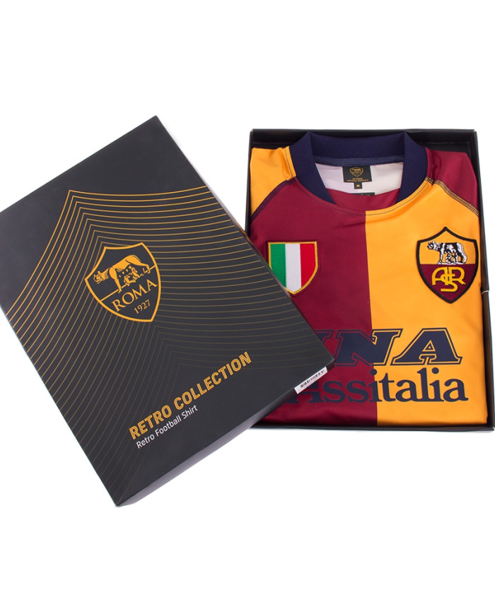 AS Roma 2001 - 02 Retro Football Shirt