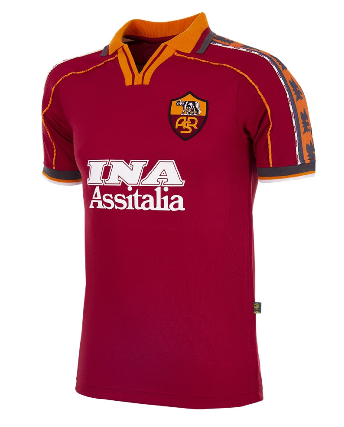 AS Roma 1998 - 99 Retro Football Shirt