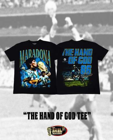 The Hand of God Tee - Black