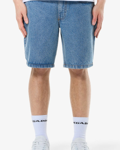 Bostic Jeans Shorts - Washed Blue