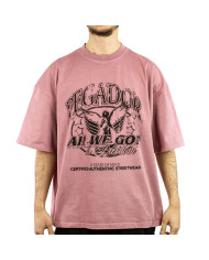 Cason Boxy Tee - Vintage Rust Pink