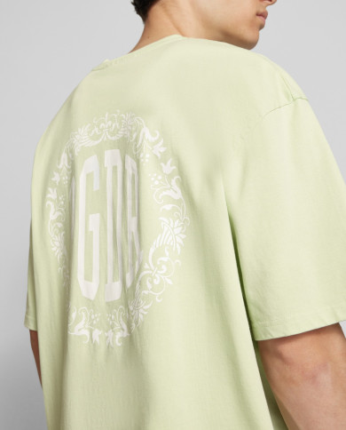 Symen Oversized Tee - Washed Matcha Green