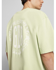 Symen Oversized Tee - Washed Matcha Green