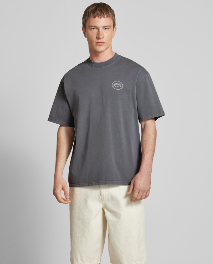 Symen Oversized Tee - Vintage Grey