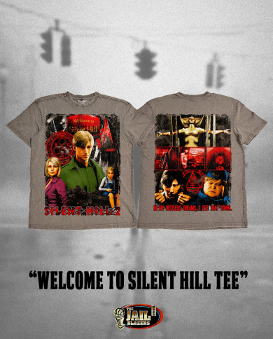 Welcome to Silent Hill Tee - Washed Grey