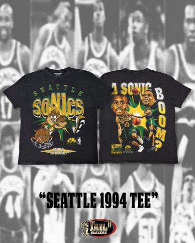 Seattle 1994 Tee - Washed Black