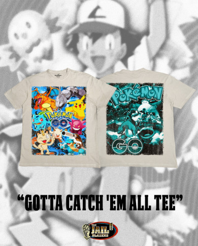 Catch 'Em All Tee - Light Asphalt