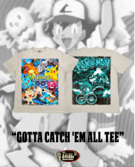 Catch 'Em All Tee - Light Asphalt