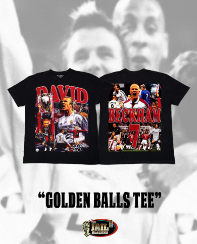 Golden Balls Tee - Black