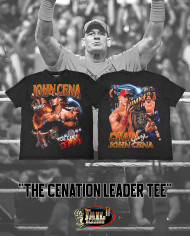 The Cenation Leader Tee - Washed Black