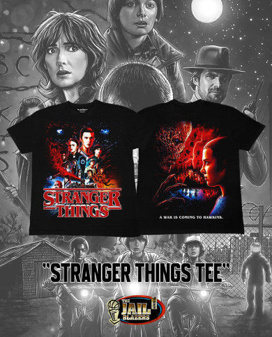 Stranger Things Tee - Black