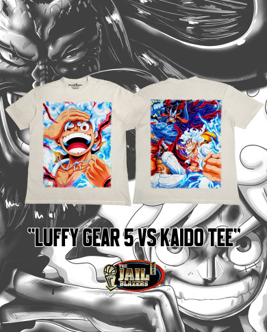 Luffy Gear 5 VS Kaido Tee - Off White