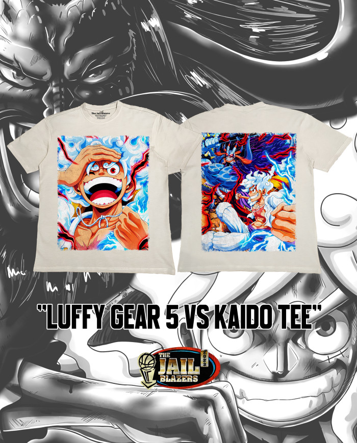 Luffy Gear 5 VS Kaido Tee - Off White