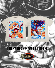 Luffy Gear 5 VS Kaido Tee - Off White