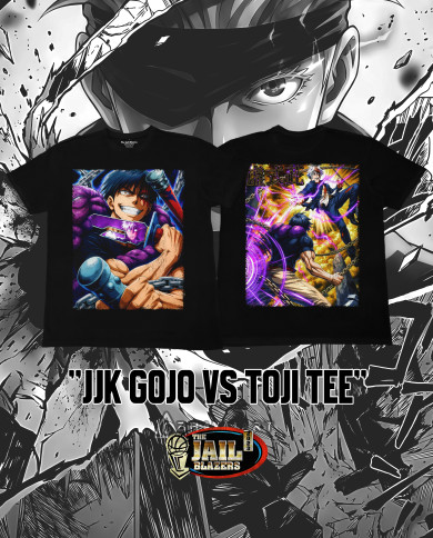 JJK Gojo VS Toji Tee - Black