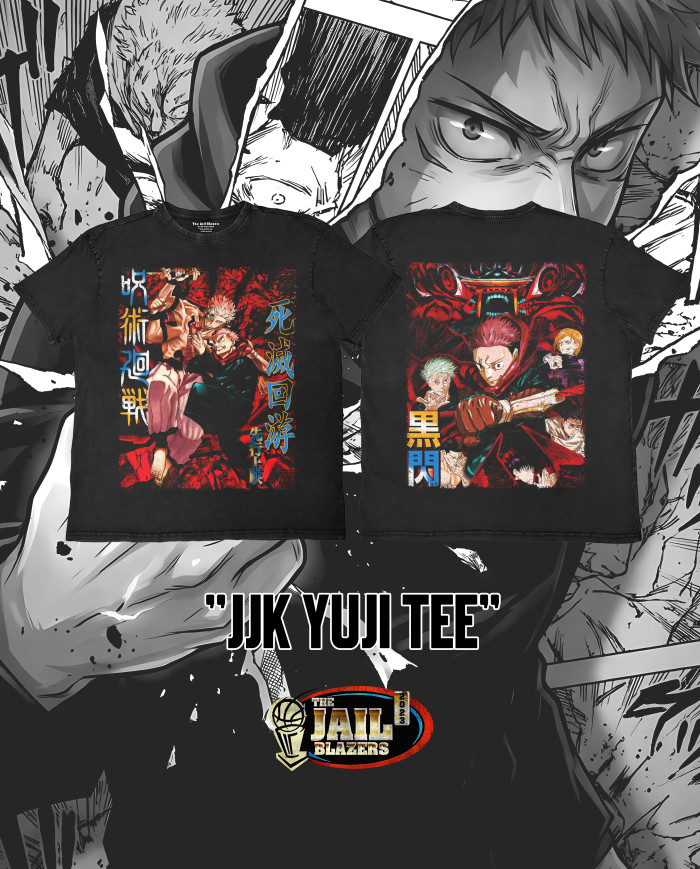 JJK Yuji Tee - Black