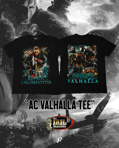 copy of AC Valhalla Tee - Washed Black