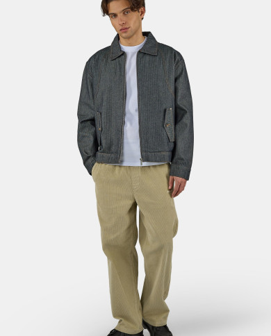 Sloten Herringbone Denim Jacket - Raw Blue