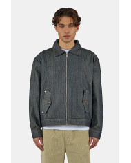 Sloten Herringbone Denim Jacket - Raw Blue